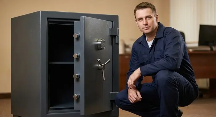 Замковый механизм сейфа